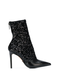 Balmain Sequinned Ankle Boots