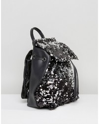 Missguided Sequin Backpack