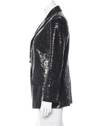 Chanel Sequined Button Up Blazer