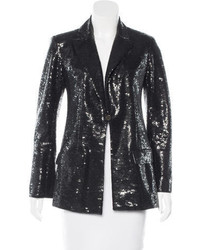 Chanel Sequined Button Up Blazer