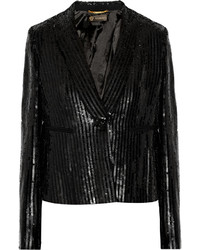 Versace Sequined Crepe Blazer