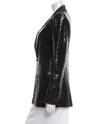 Chanel Sequined Peaked Lapel Blazer