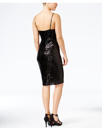 Crystal Doll Juniors Sequined Bodycon Dress
