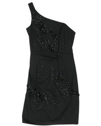 Nina Ricci Sequin Embellished One Shoulder Dress