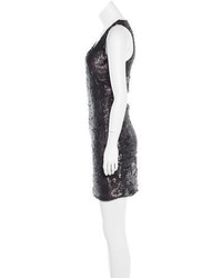 Robert Rodriguez Sequin Embellished Sleeveless Dress