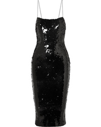 Alex Perry Sequined Crepe Dress