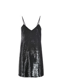 Black Sequin Cami Dress