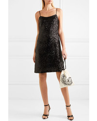 Anna Sui Sparkling Nights Sequined Mesh Dress