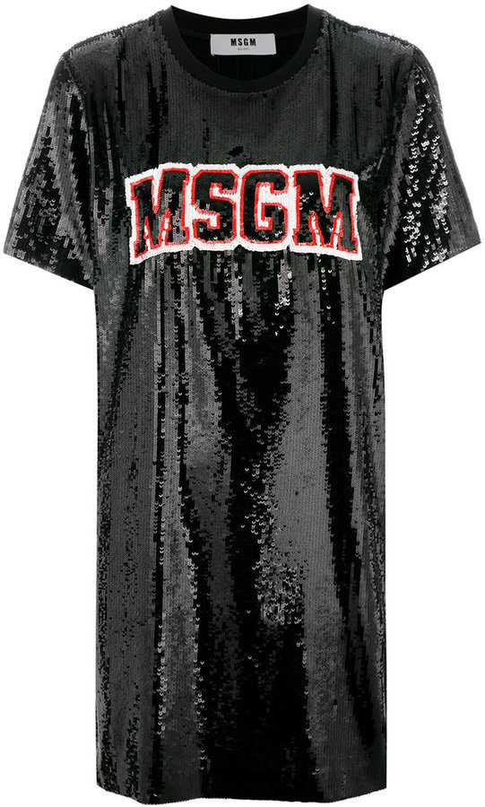 msgm t shirt dress