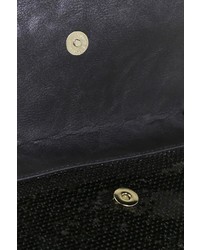 Boohoo Darcy Fold Over Sequin Embellished Clutch Bag