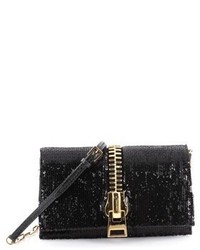 Tom Ford Pre Owned Sedgwick Chain Clutch Sequins And Snakeskin Small