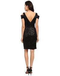 Calvin Klein Cold Shoulder Sequin Dress Cd6b2v4k