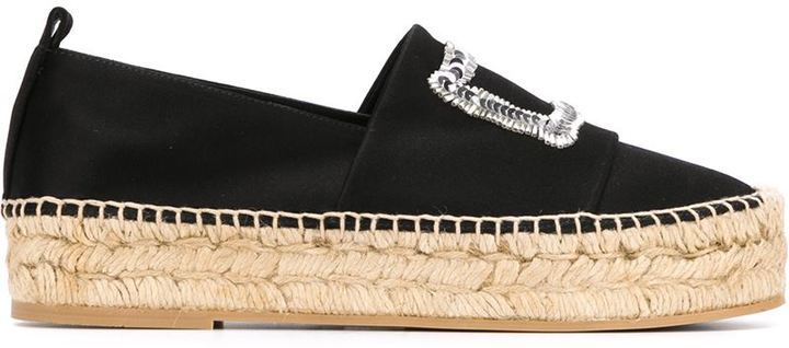 Roger Vivier Sequin Embellished Espadrilles, $523 | farfetch.com ...