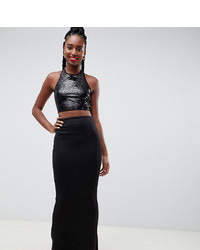 Asos Tall Asos Design Tall Sequin Top Maxi Dress