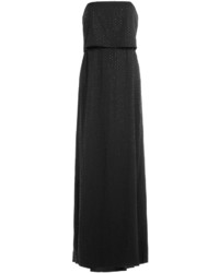 Halston Heritage Sequined Strapless Gown
