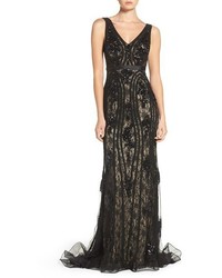 Jovani Sequin Lace Mermaid Gown