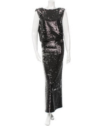 Rachel Zoe Sequined Evening Gown W Tags
