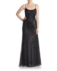 Sequined Trumpet Gown