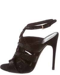 Tom Ford Sequined Cage Sandals