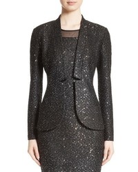 St. John Collection Pranay Sequin Knit Jacket