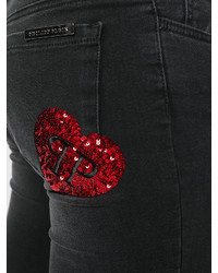 Philipp Plein Jeans With Sequin Embroidery