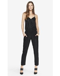 Express All Over Sequin Crossover Cami Jumpsuit