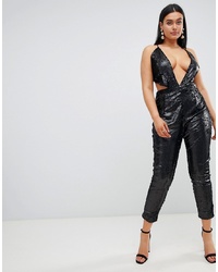 PrettyLittleThing Cut Out Strappy Back Jumpsuit