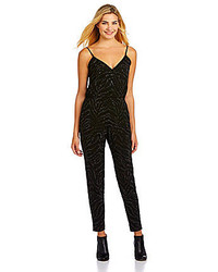 Adrianna Papell Hailey By Sequined Jumpsuit