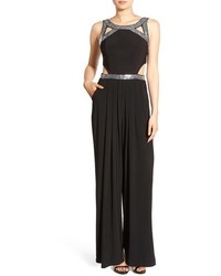 Steppin Out Embellished Sleeveless Jumpsuit