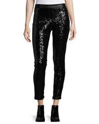 Blank NYC Sequined Faux Leather Leggings