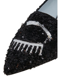 Chiara Ferragni 20mm Sequined Flirting Eyes Loafers