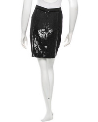 Behnaz Sarafpour Sequin Paneled Mini Skirt