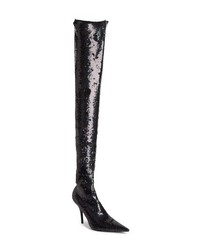 Balenciaga Sequin Over The Knee Boot
