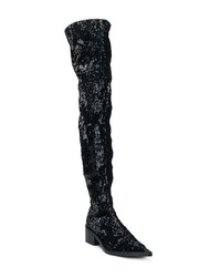 MM6 MAISON MARGIELA Sequin Over The Knee Boots