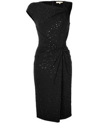 Michael Kors Michl Kors Sequin Embellished One Sleeve Dress