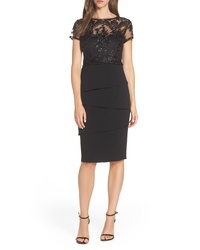 Adrianna Papell Sequin Cocktail Sheath