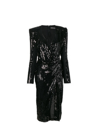 David Koma Sequin Fitted Dress