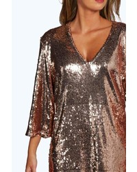 Boohoo Boutique Persie All Over Sequin Shift Dress