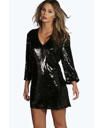Boohoo Boutique Persie All Over Sequin Shift Dress