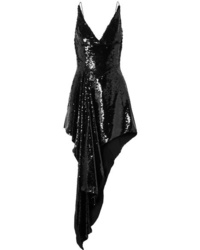 16Arlington Draped Sequined Crepe Dress