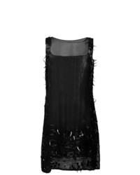 Jean Paul Gaultier Vintage Sheer Sequinned Shift Dress