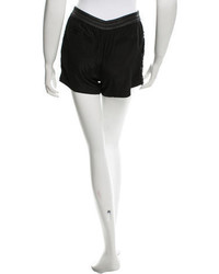 Cut25 By Yigal Azroul Embellished Leather Trim Shorts