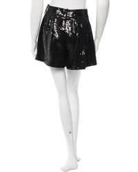 Diane von Furstenberg Sequin Mini Shorts