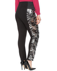 ELOQUII Plus Size Sequin Miracle Flawless Leggings