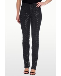 NYDJ Samantha Slim In Quilted Sequin Luxury Touch Twill In Petite