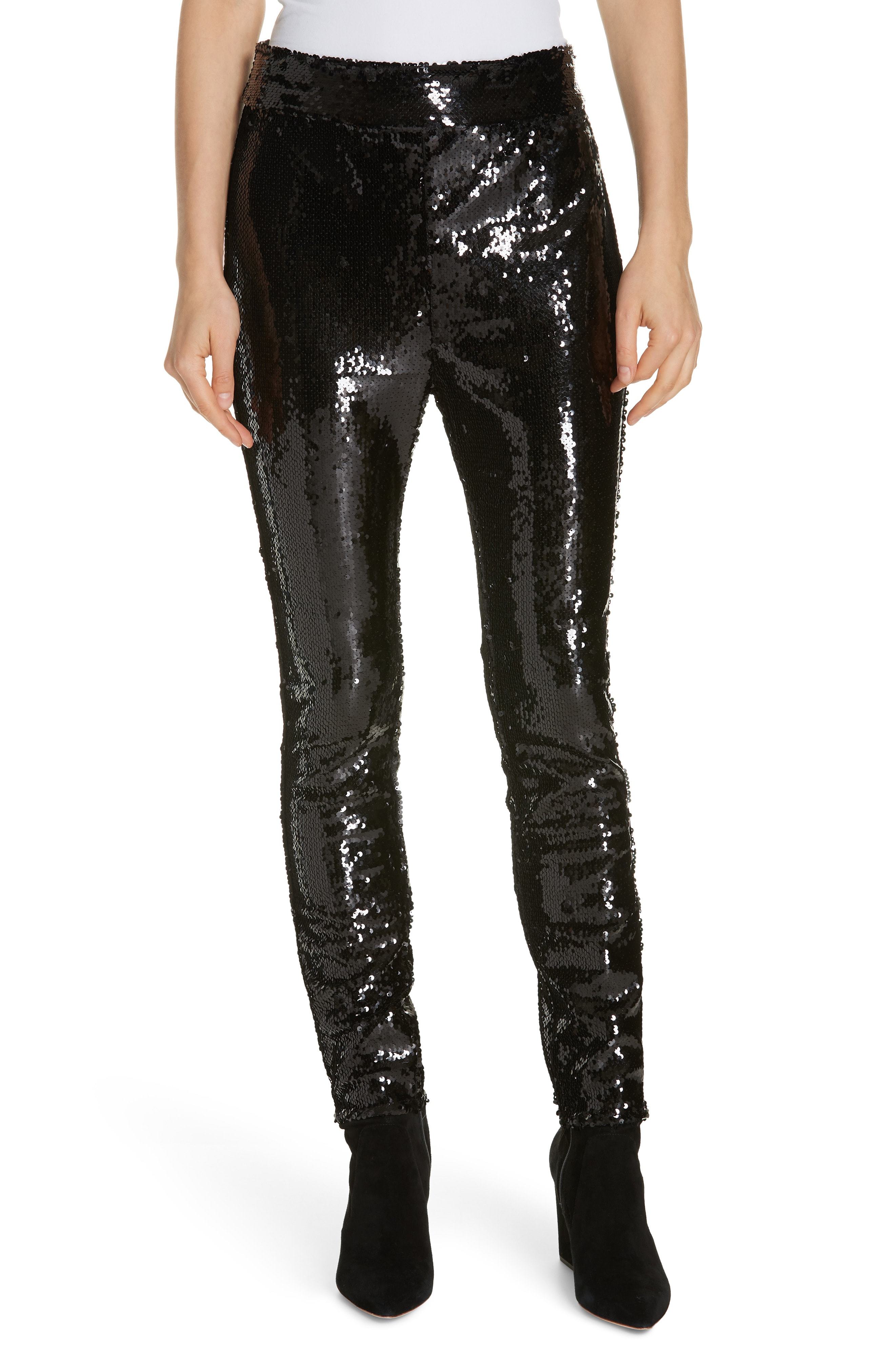 Frame Sequin Skinny Pants, $575 | Nordstrom | Lookastic