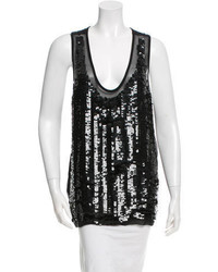 Stella McCartney Silk Sequin Accented Top W Tags