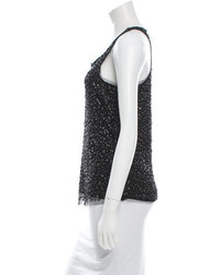 Gryphon Sleeveless Sequined Top