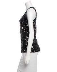 Givenchy Sleeveless Sequined Top