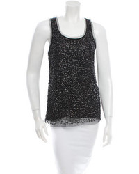 Gryphon Sleeveless Sequined Top